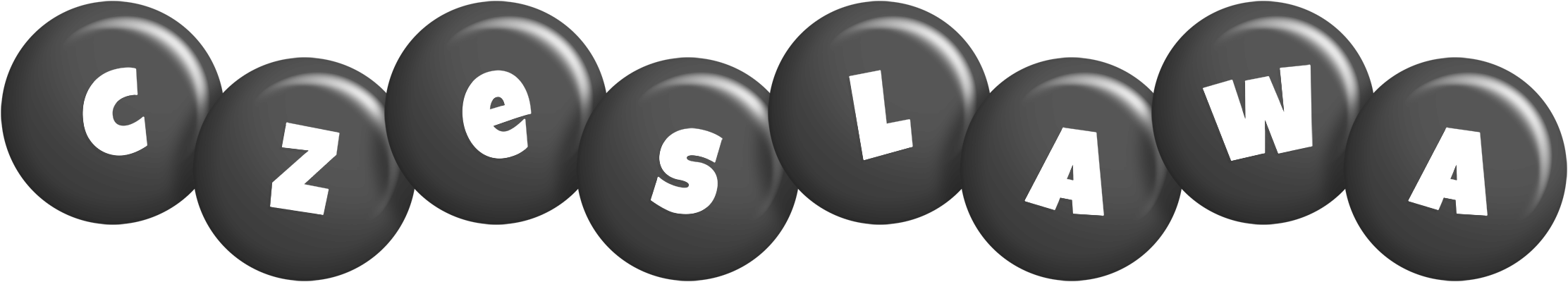 Czeslawa candy-black logo