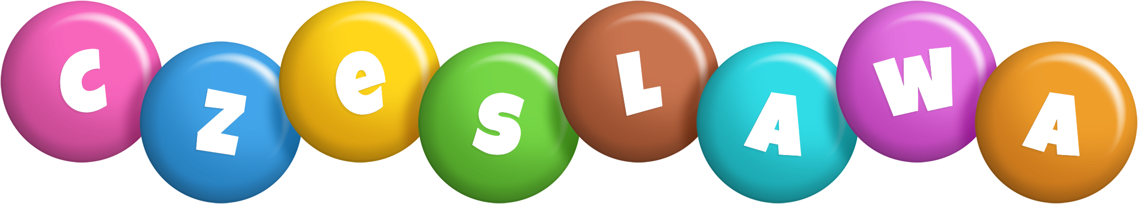 Czeslawa candy logo