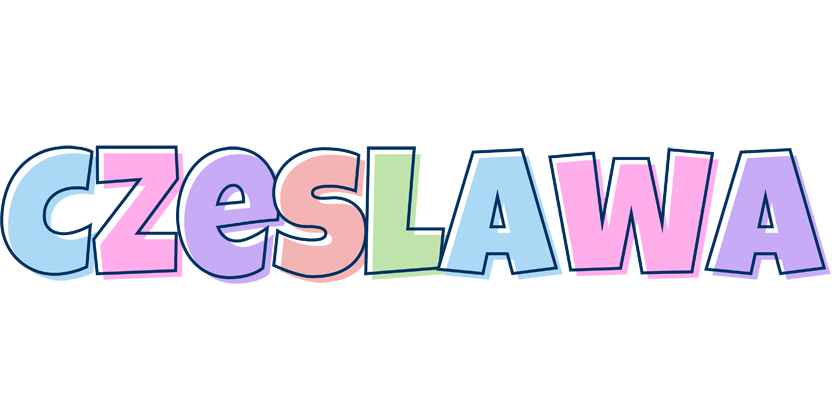 Czeslawa pastel logo