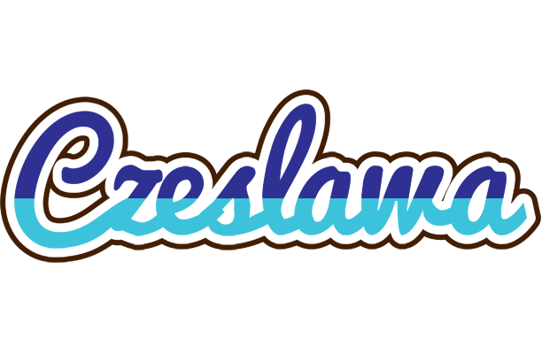 Czeslawa raining logo