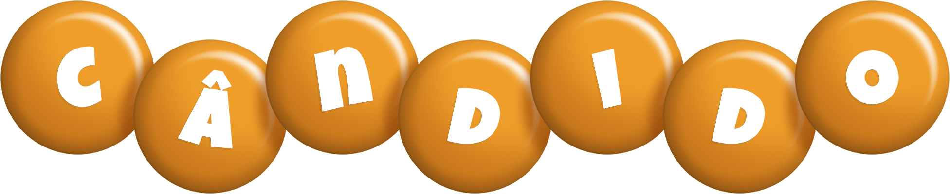 Cândido candy-orange logo