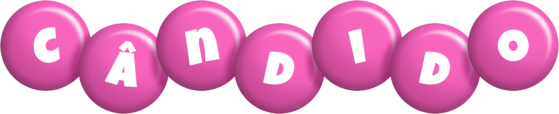 Cândido candy-pink logo