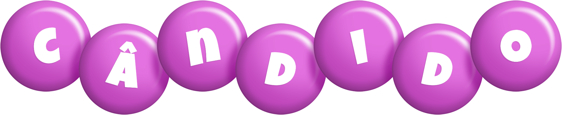 Cândido candy-purple logo