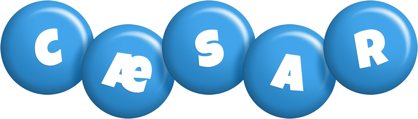 Cæsar candy-blue logo