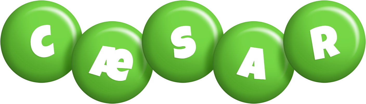 Cæsar candy-green logo