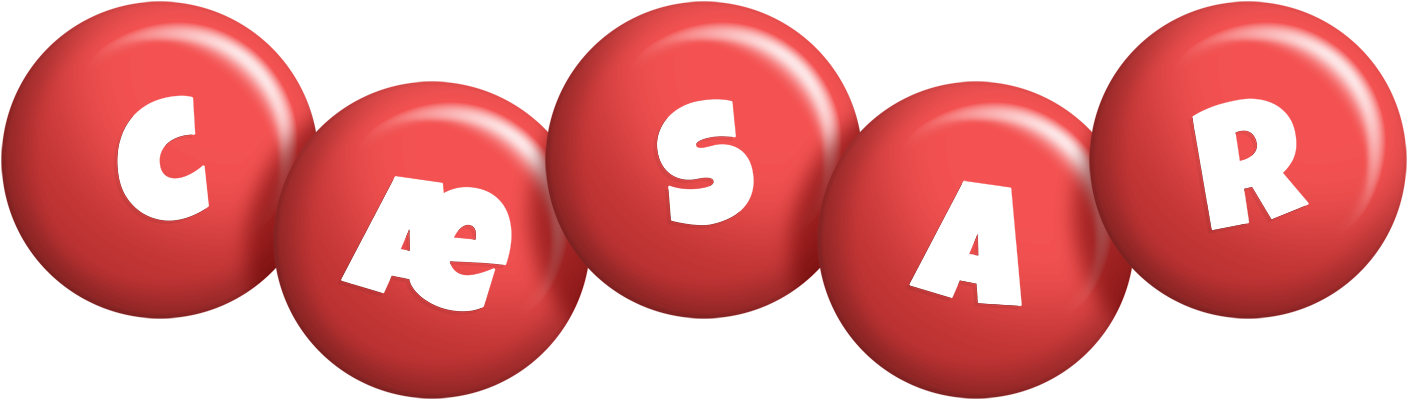 Cæsar candy-red logo