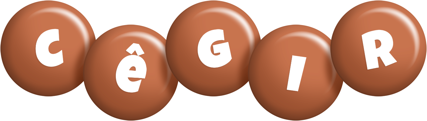 Cêgir candy-brown logo