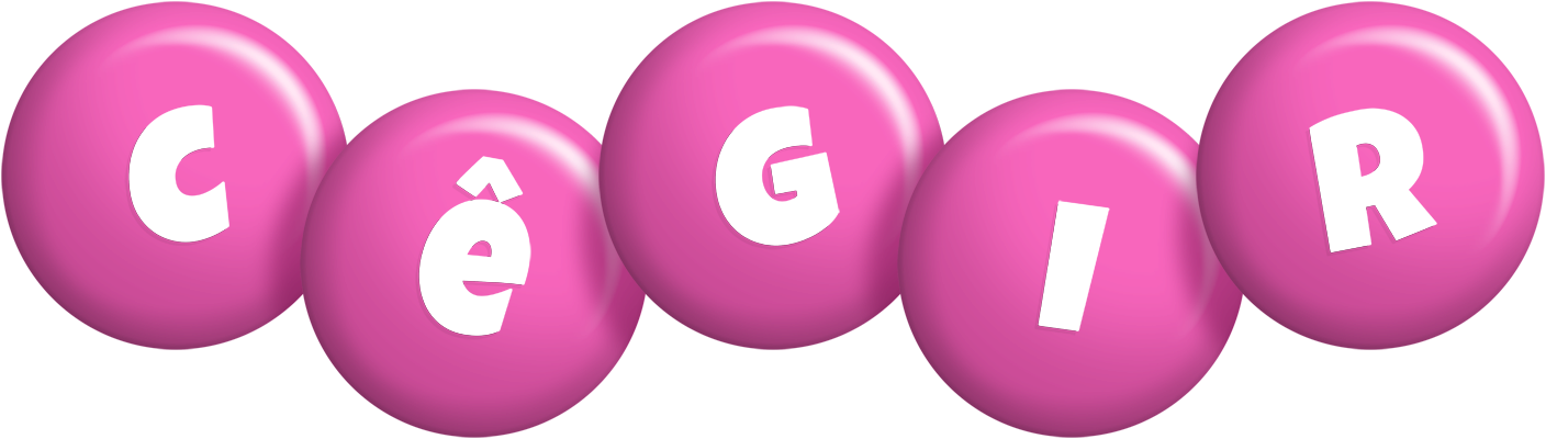 Cêgir candy-pink logo