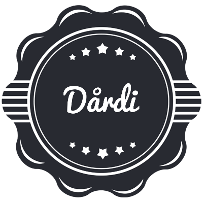 Dårdi badge logo