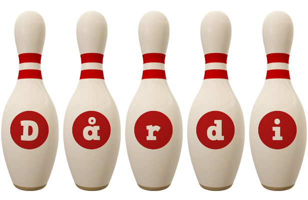 Dårdi bowling-pin logo