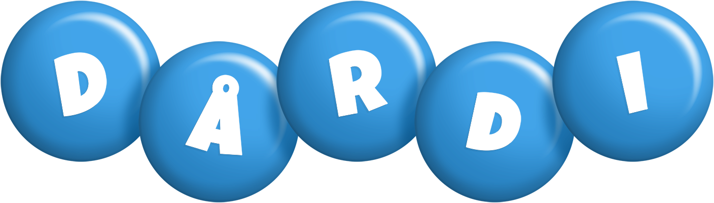 Dårdi candy-blue logo