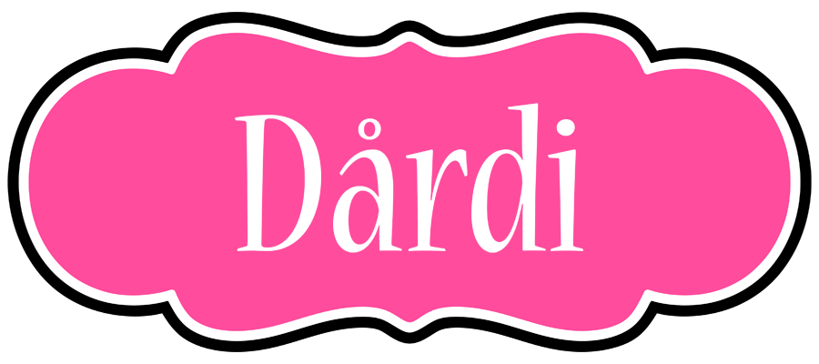 Dårdi invitation logo