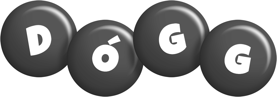 Dógg candy-black logo