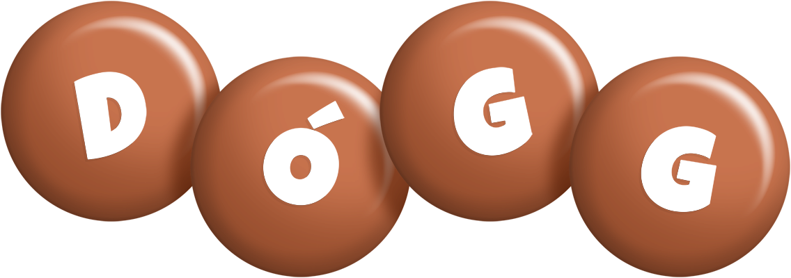 Dógg candy-brown logo