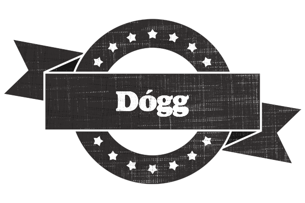 Dógg grunge logo