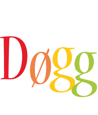 Døgg birthday logo