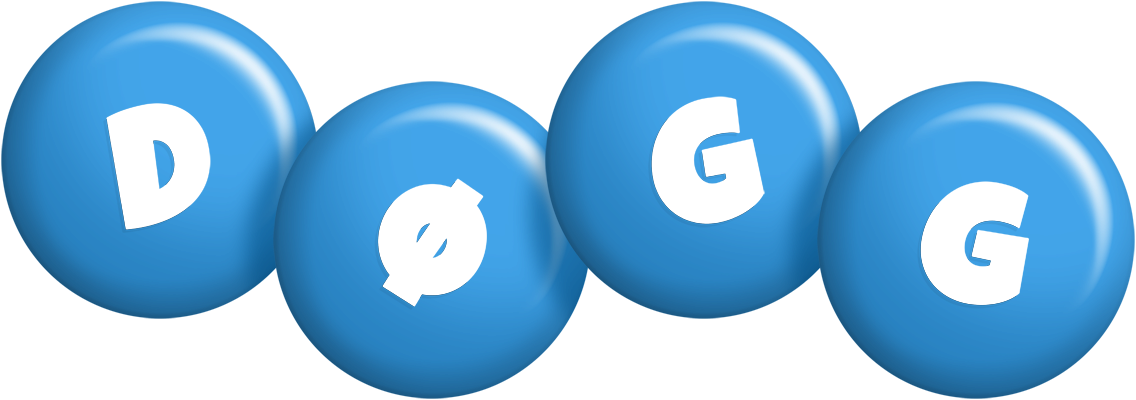 Døgg candy-blue logo