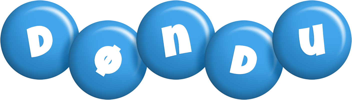 Døndu candy-blue logo
