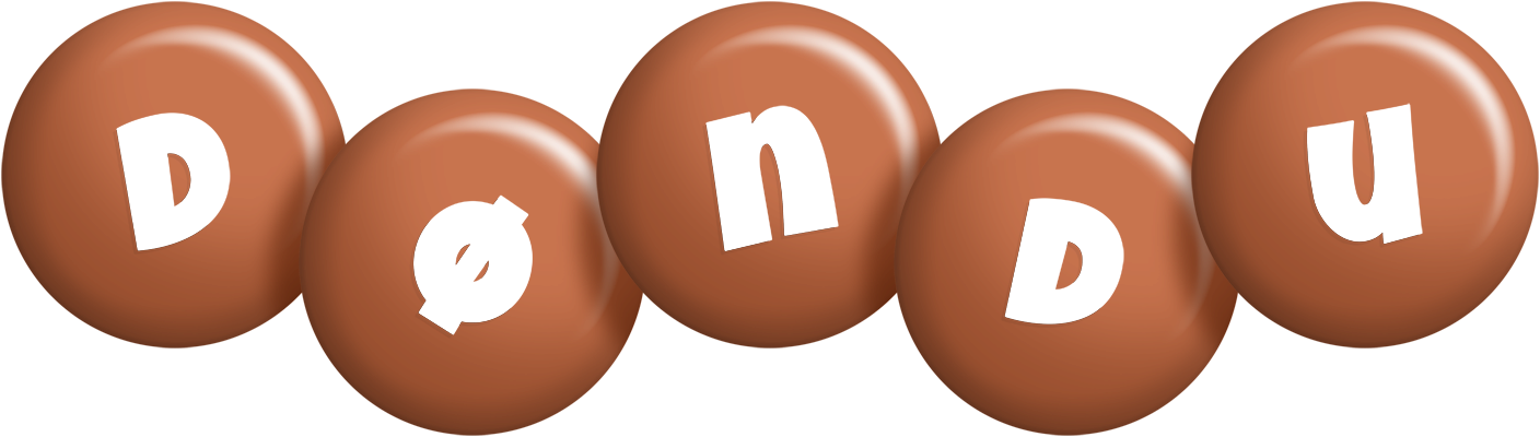 Døndu candy-brown logo