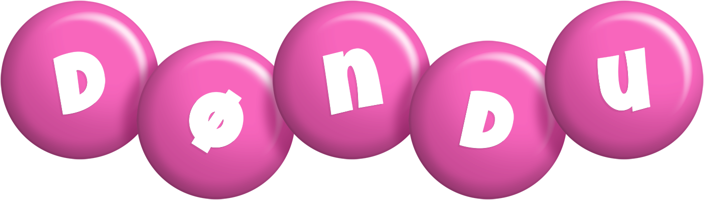 Døndu candy-pink logo
