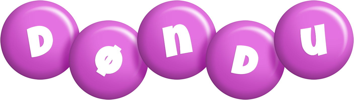 Døndu candy-purple logo