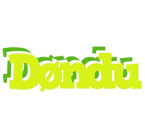 Døndu citrus logo