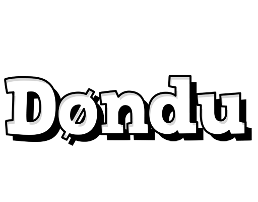 Døndu snowing logo