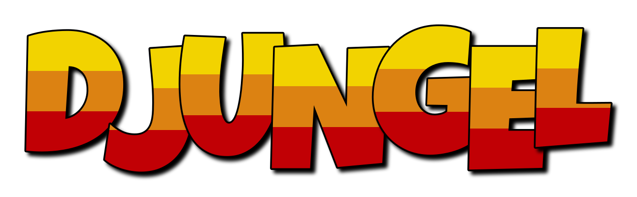 DJUNGEL logo effect. Colorful text effects in various flavors. Customize your own text here: https://www.textgiraffe.com/logos/jungle/