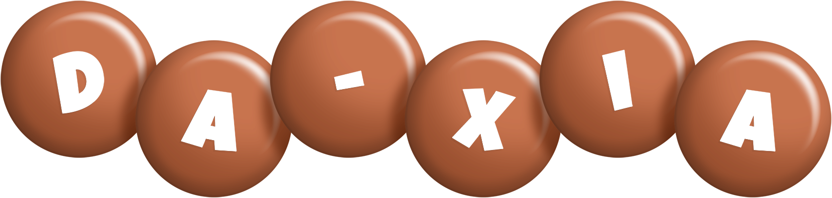 Da-Xia candy-brown logo