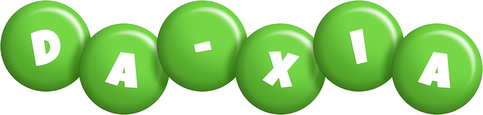 Da-Xia candy-green logo