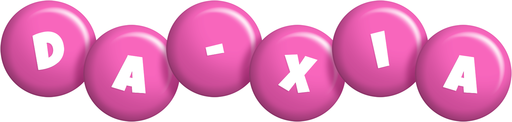 Da-Xia candy-pink logo