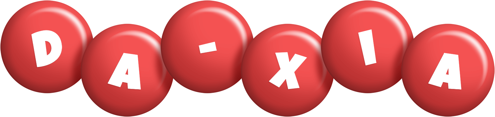 Da-Xia candy-red logo