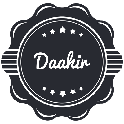 Daahir badge logo