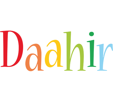 Daahir birthday logo