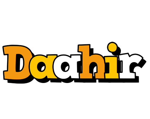 Daahir cartoon logo