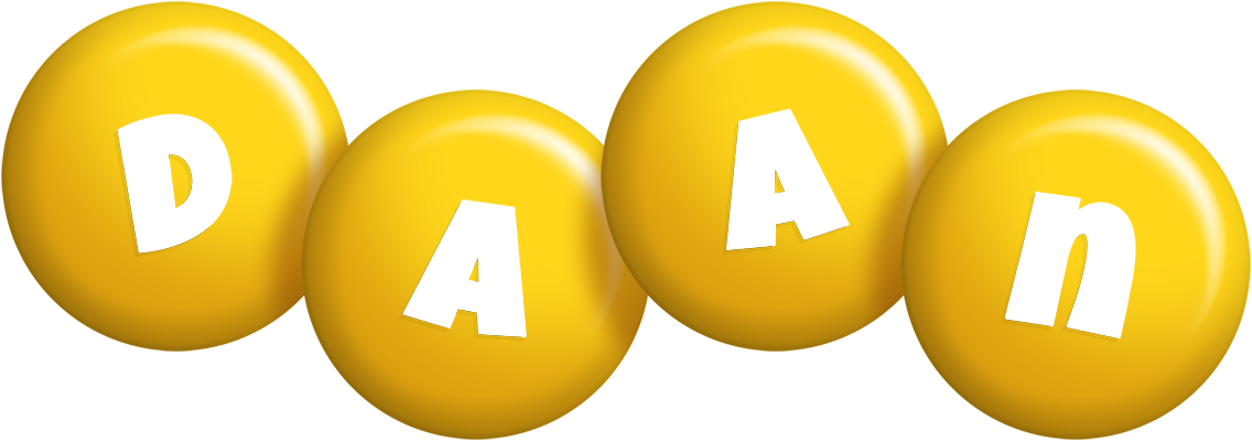 Daan candy-yellow logo