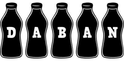 Daban bottle logo