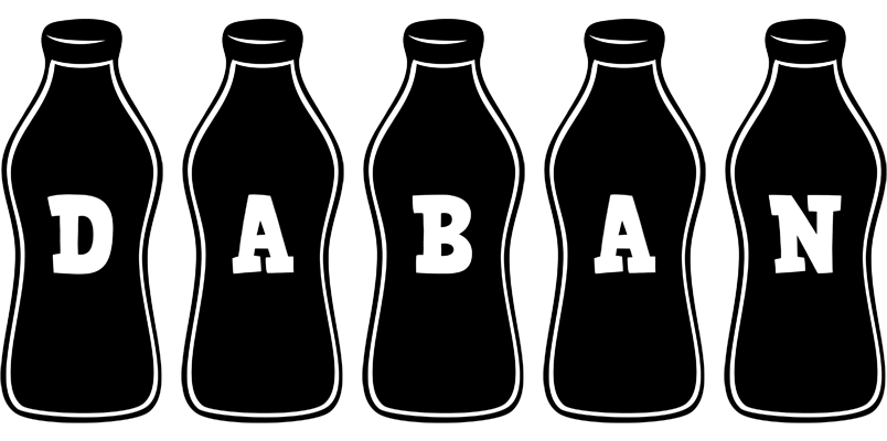 Daban bottle logo