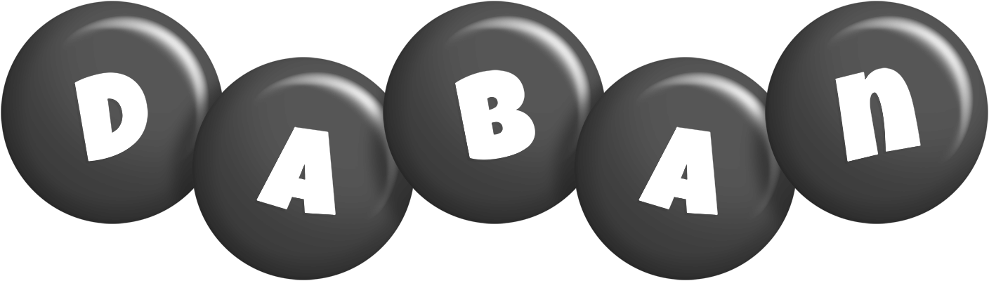 Daban candy-black logo