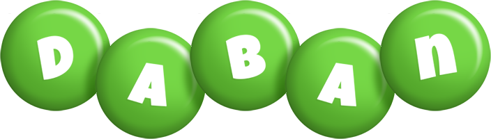 Daban candy-green logo