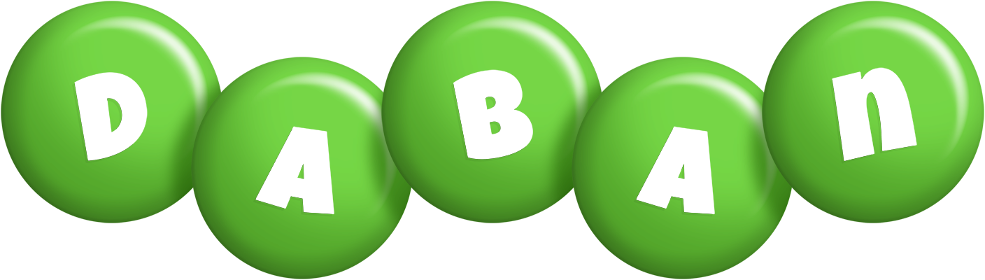 Daban candy-green logo