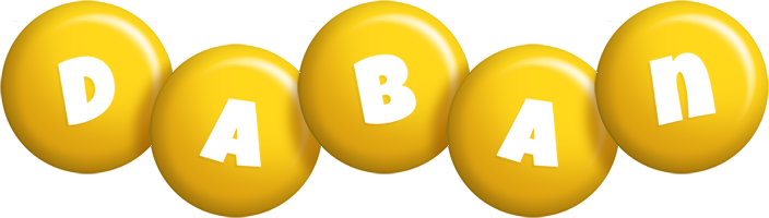 Daban candy-yellow logo