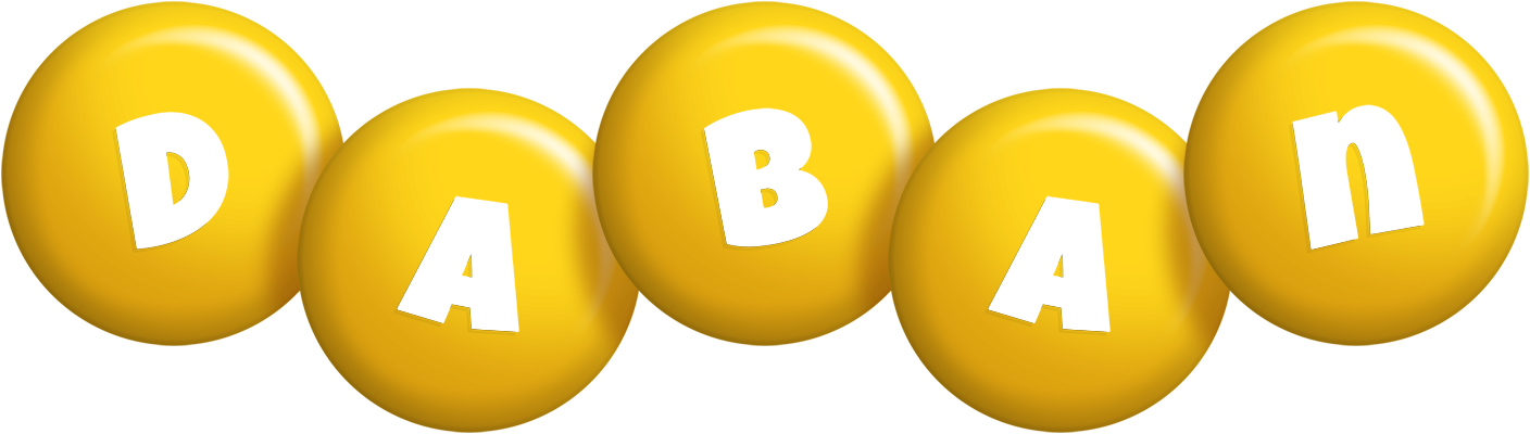 Daban candy-yellow logo
