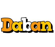 Daban cartoon logo