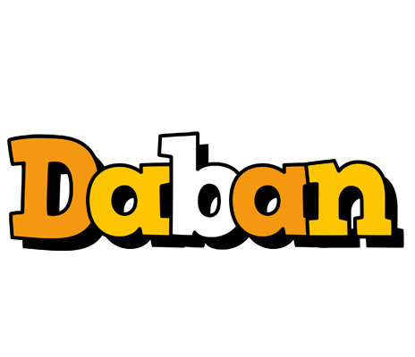Daban cartoon logo