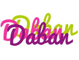 Daban flowers logo