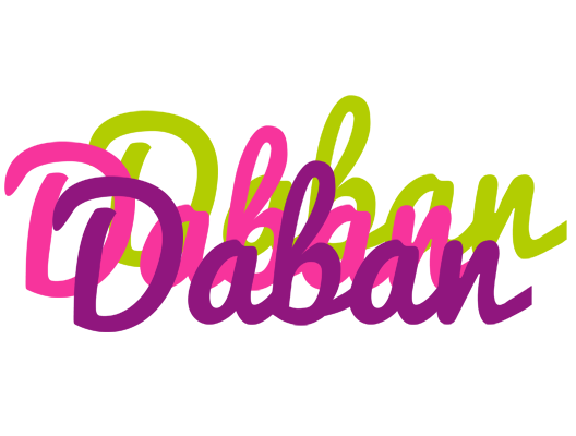 Daban flowers logo