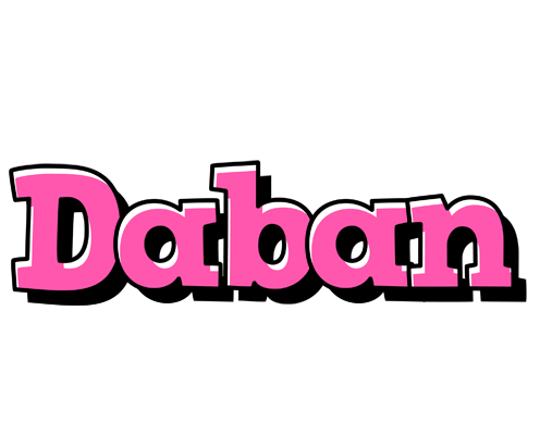 Daban girlish logo