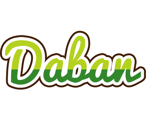 Daban golfing logo