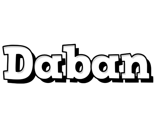 Daban snowing logo